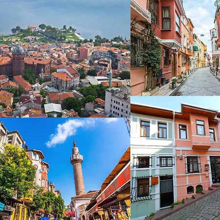 Istanbul Old City Colorful Houses Balat Petrion Hotel Exterior photo