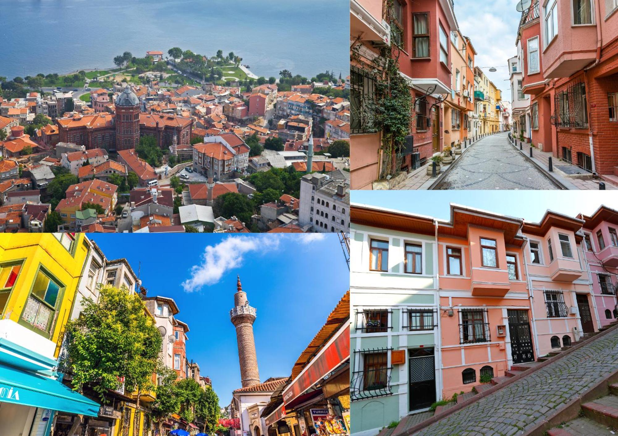 Istanbul Old City Colorful Houses Balat Petrion Hotel Exterior photo